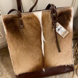 Western purse, genuine leather